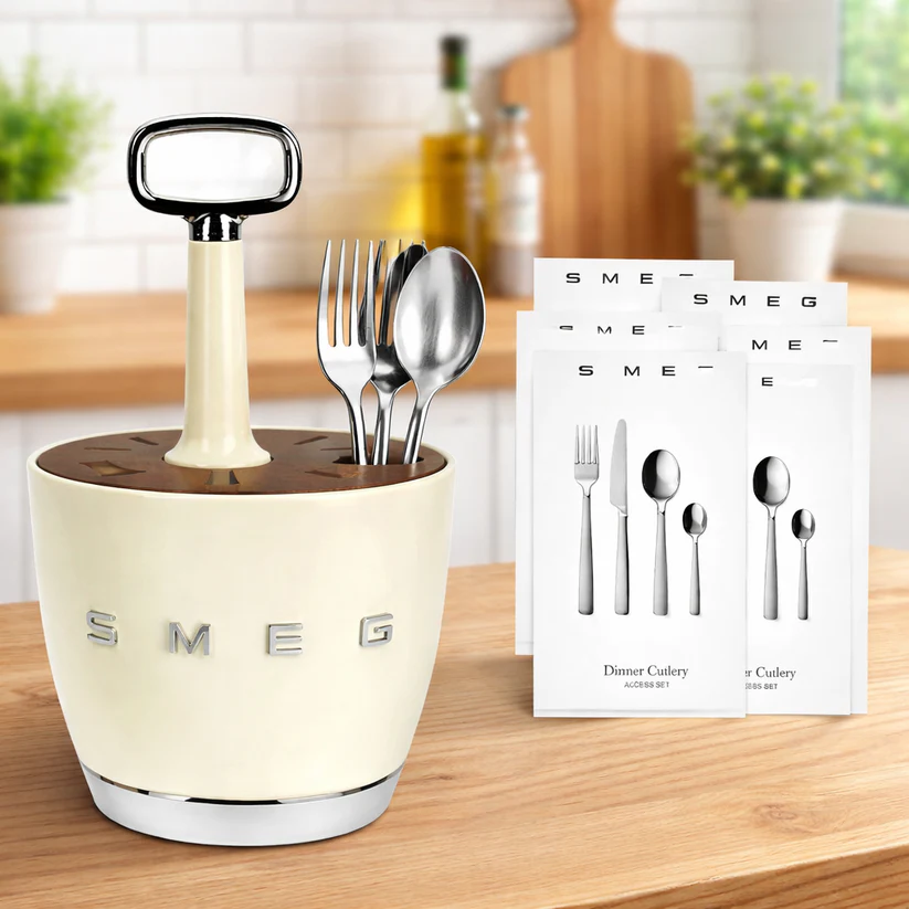 Set Porta-Cubiertos SMEG